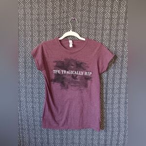 The Tragically Hip Ladies Fitted T Shirt Size Medium